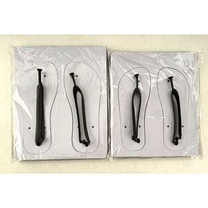 DIY Sublimation Blank Thongs Beach Sandals Flip Flops Summer Slippers Lot 2 Vtg